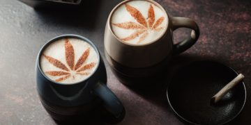 CBD Cannabis coffee with vape and joint chill out vibes with CBD beverages edibles and cannabis smoking Made with indica sativa hybrid | Sensi Magazine